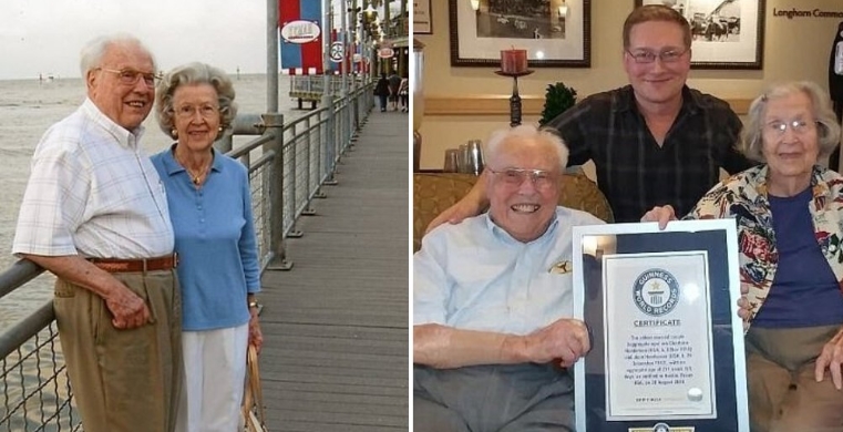 Найстарաа подружня пара в світі відсвяткувала свою 80-ту річницю весілля․ ФОТО