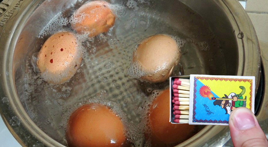Чому завжди потрібно кидати пару сірників, коли варите яйця і яка від цього користь?  Цим користуються досвідчені кухарі!
